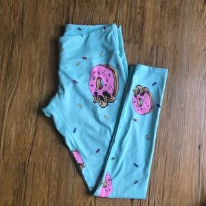 Feed Me Fight Me leggings